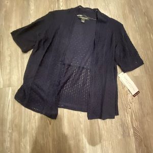 Navy cardigan